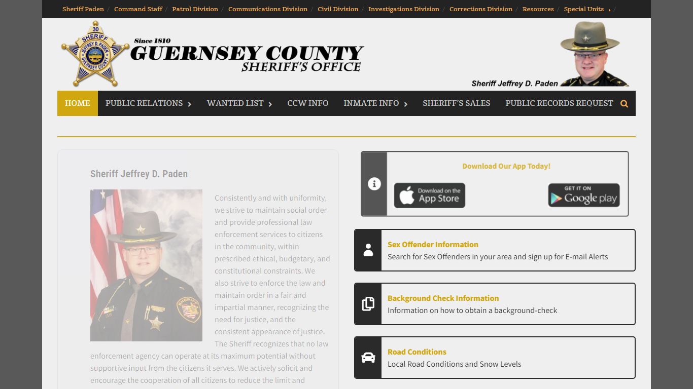 Guernsey County Sheriff’s Office – The Official Site of the Guernsey ...